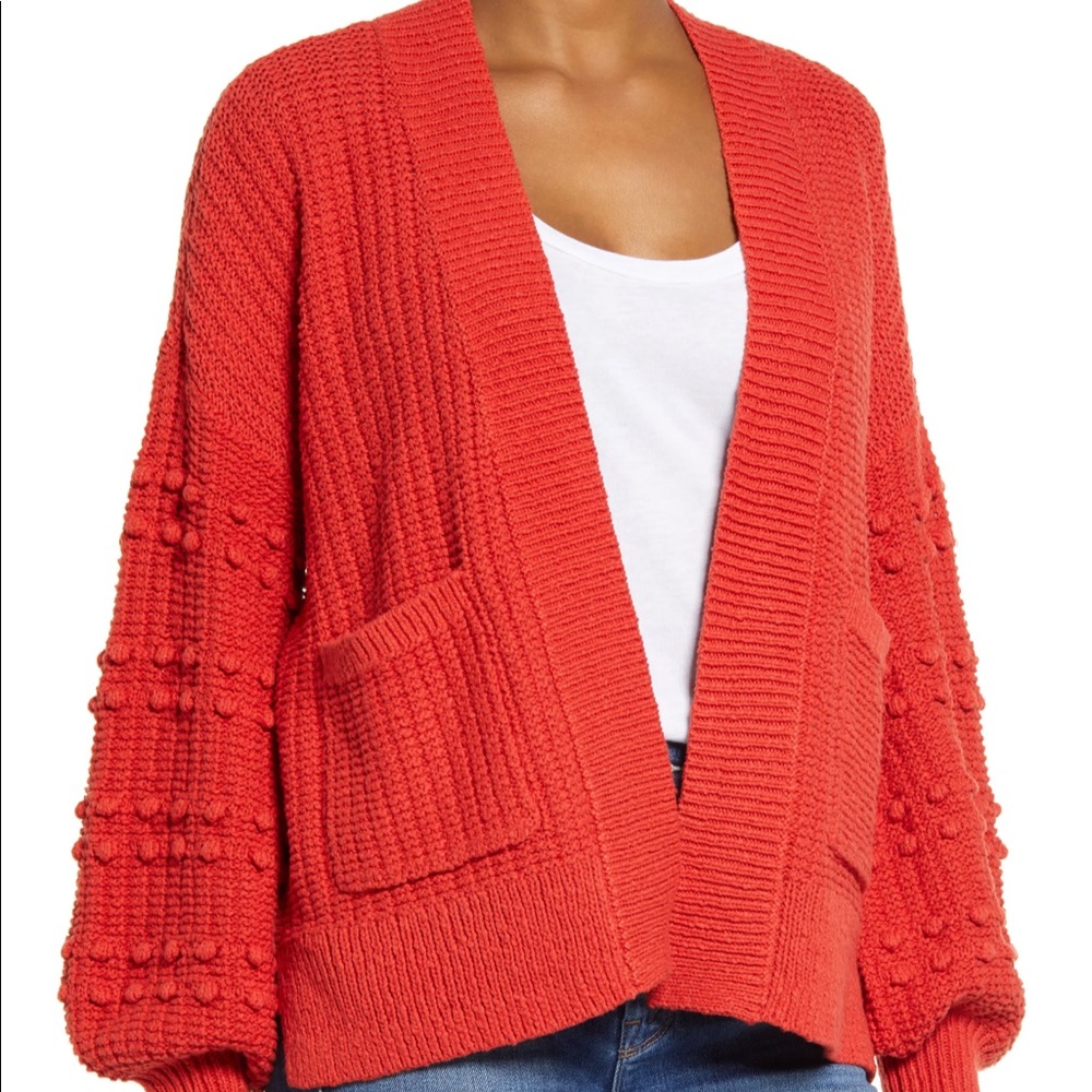 Madewell Women's Sweater in Vibrant Red